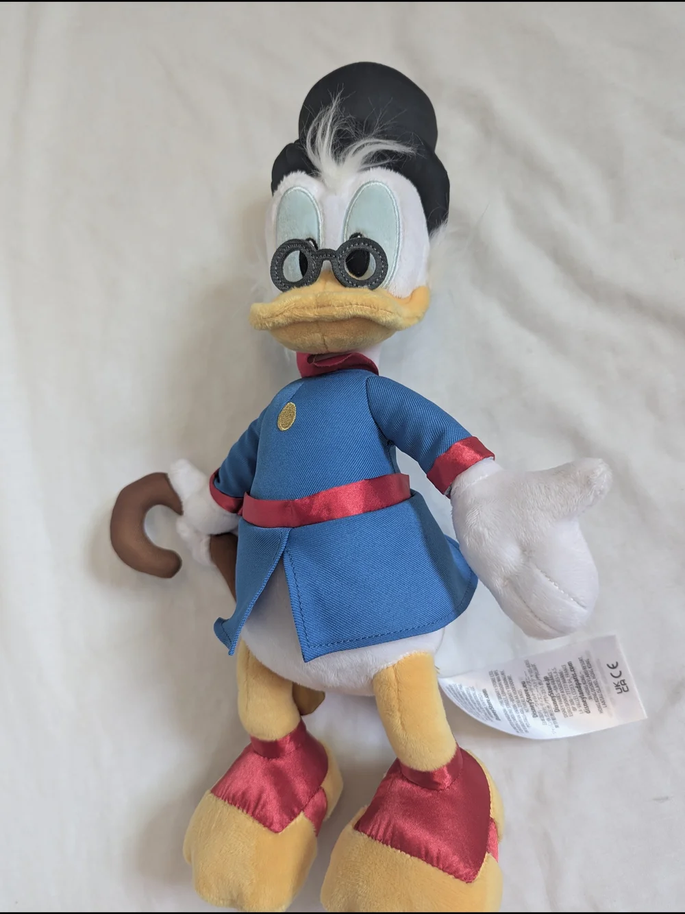 Disney Scrooge McDuck Plush - Blue, Red, Yellow, White, Black, Brown